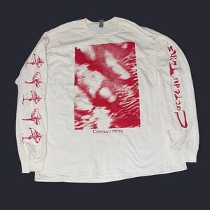 Rare Vintage Cocteau Twins Long Sleeve Blue Bell Knoll Long Sleeve T-Shirt